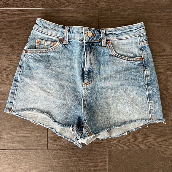 Topshop mom denim shorts size US 2 - Picture 1 of 3